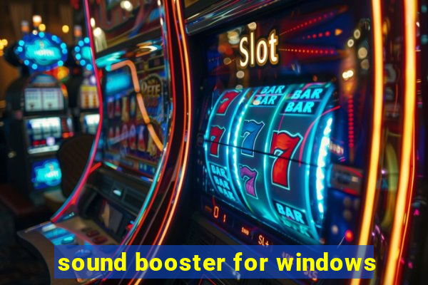 sound booster for windows